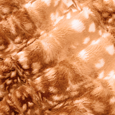 Faux Fur Shannon Fabrics - Luxe Cuddle® Fawn Ginger